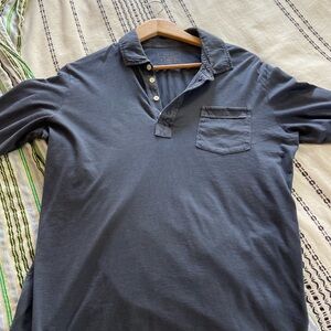 Billy Reid Long Sleeve Polo